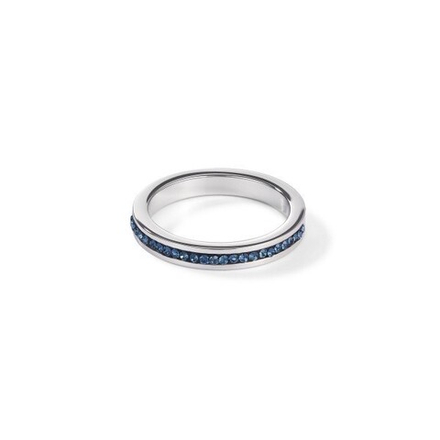 Кольцо Coeur de Lion Montana-Silver 18 мм 0129/40-0742 56 цвет синий