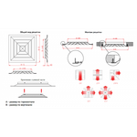 Решетка потолочная 2ПР 300х300
