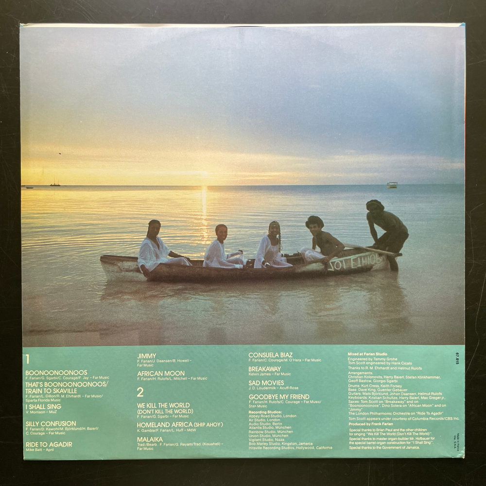 Boney M. ‎– Boonoonoonoos (Франция 1981г.)