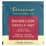 Teeccino, Жареный травяной чай, одуванчик, ваниль, орехи, без кофеина, 25 чайных пакетиков, 150 г (5,3 унции)