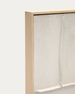 Klis Картина из белого льна с геометрическими фигурами, 120 х 200