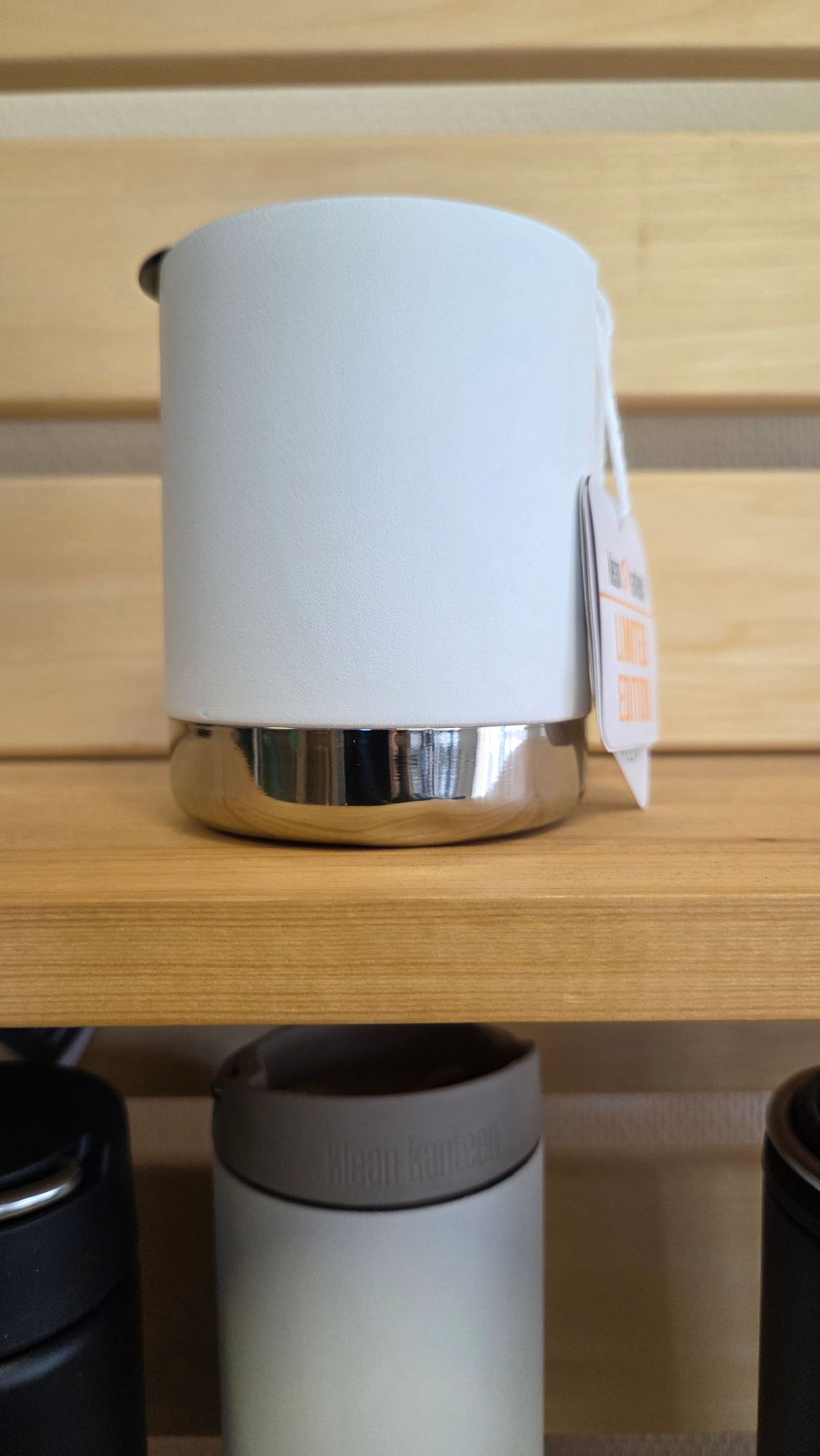 Термокружка Klean Kanteen Camp Mug 12oz (355 мл) White (вмятина на донышке)