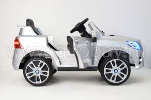 Детский электромобиль River Toys MERCEDES-BENZ ML350 серебристый