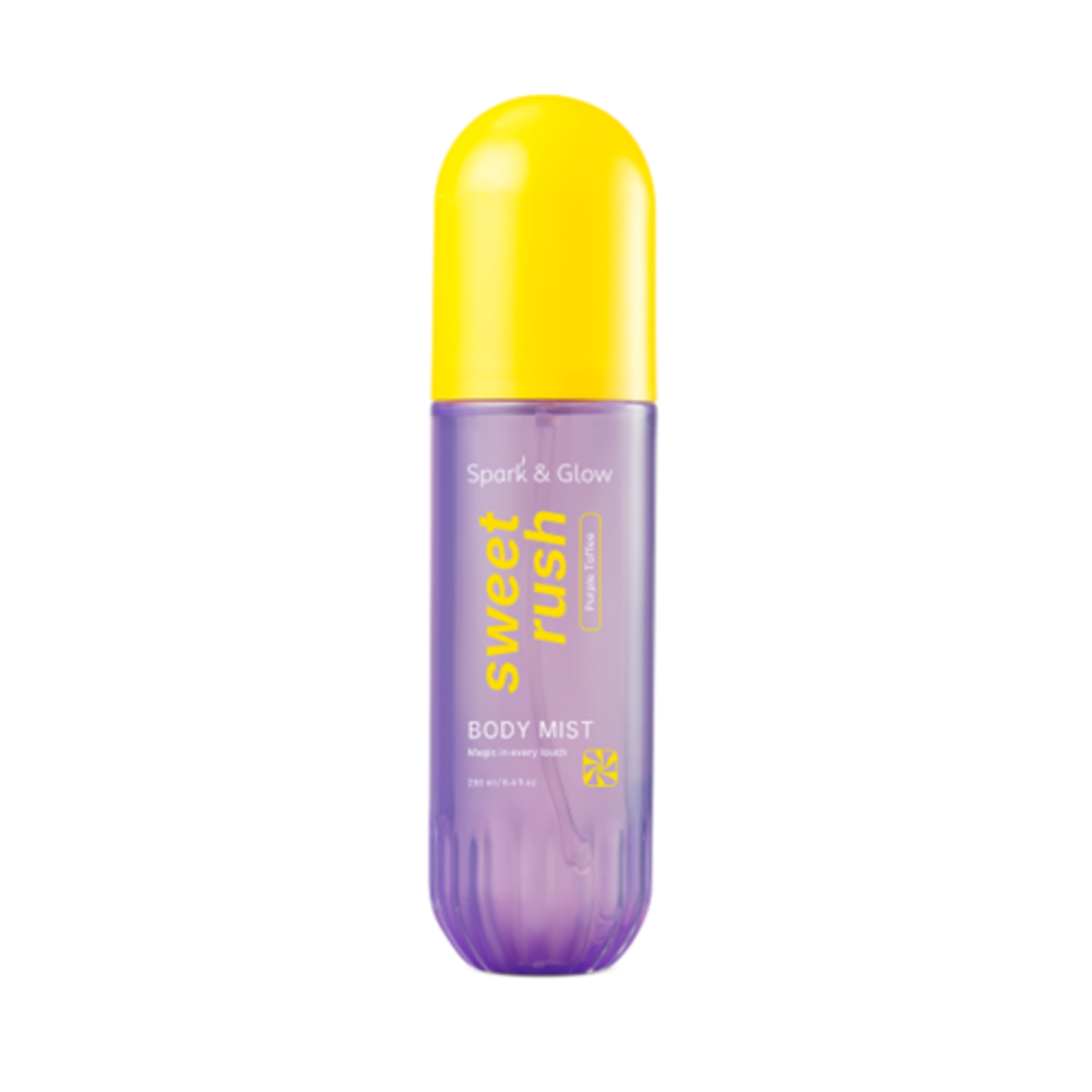 Мист для тела и волос с ароматом соленой карамели - Body&hair mist purple toffee, 250 мл