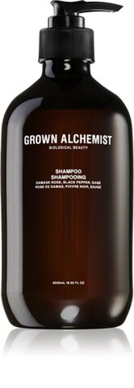 Grown Alchemist Damask Rose - питательный шампунь, регенерирующий и укрепляющий волосы /   500  ml  / GTIN 9340800000123