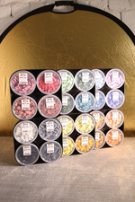 Палитра MELTI 24 цвета, колотая смальта 10х10 мм, 3,6 кг