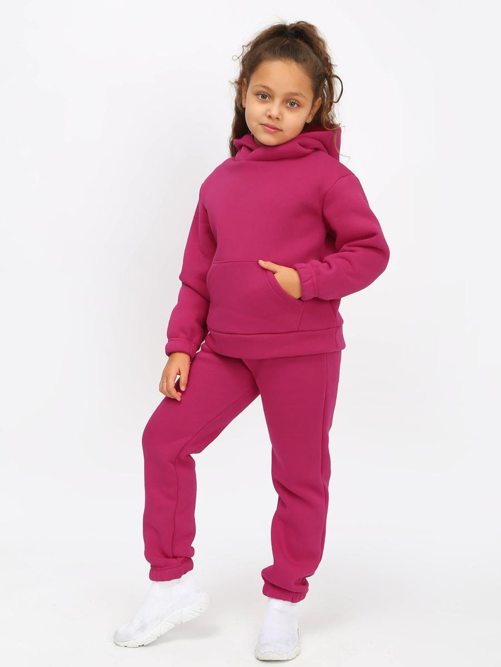 Костюм для девочек "Амулет-6" КМ-793/6 р.98 малиновый (Ивашка)