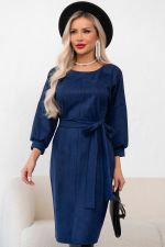 Платье Стефани (синий)-52р-р Р11-1239 Nikol