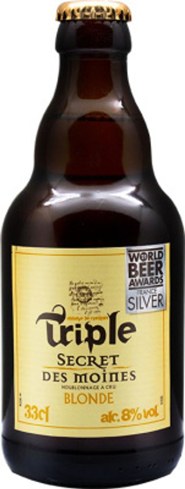 Пиво Трипл Сикрит Де Муан Блонд / Triple Secret Des Moines Blonde 0.33 - стекло