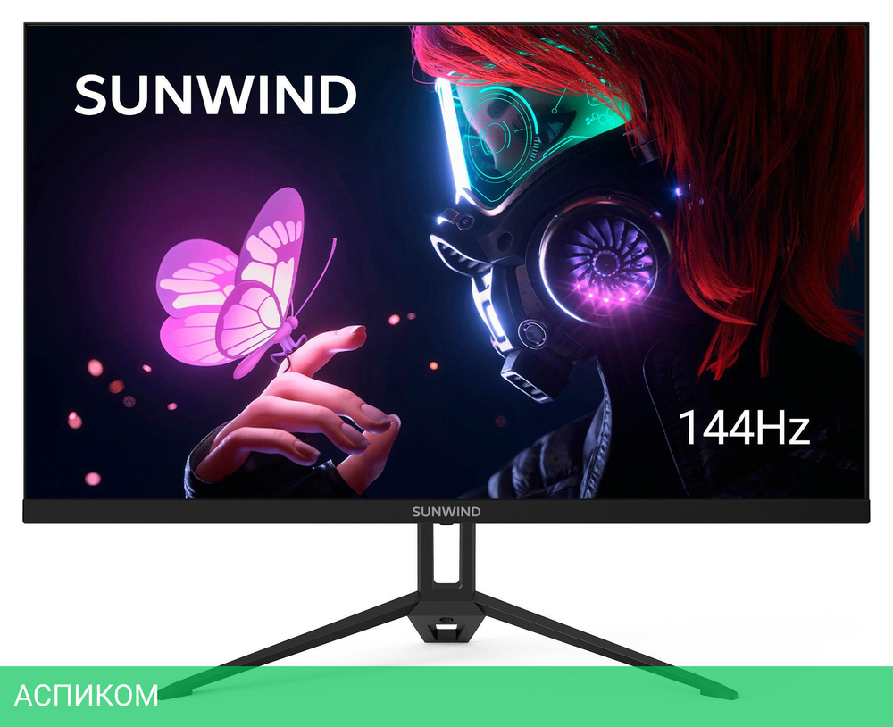 Монитор SunWind SUN-M27BA108 черный