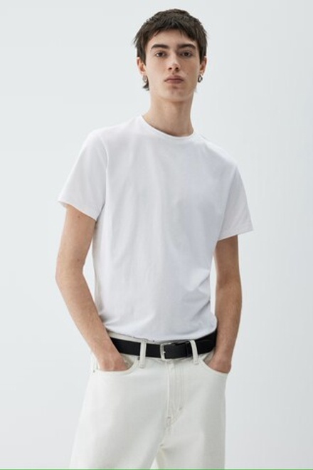 H&M Футболка COOLMAX® Slim Fit, белый