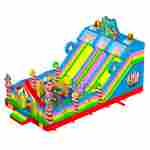 Коммерческий надувной батут «Парк развлечений 5» 12*6*7 м