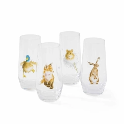 Royal Worcester Набор из 4 бокалов Wrendale Designs 550 мл