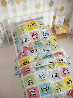 Простынь на резинке бязь Сказка "Панда" 90x200 см