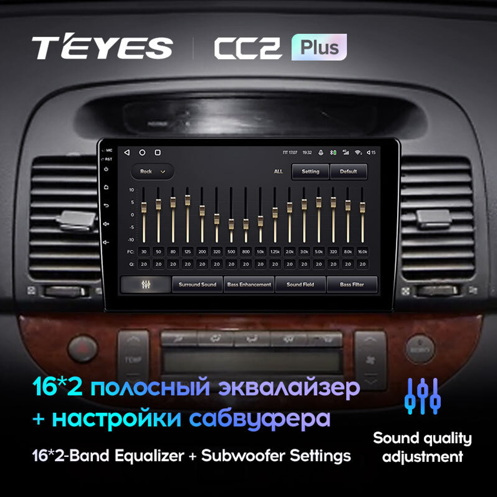 Teyes CC2 Plus 9" для Toyota Camry 5 2001-2006