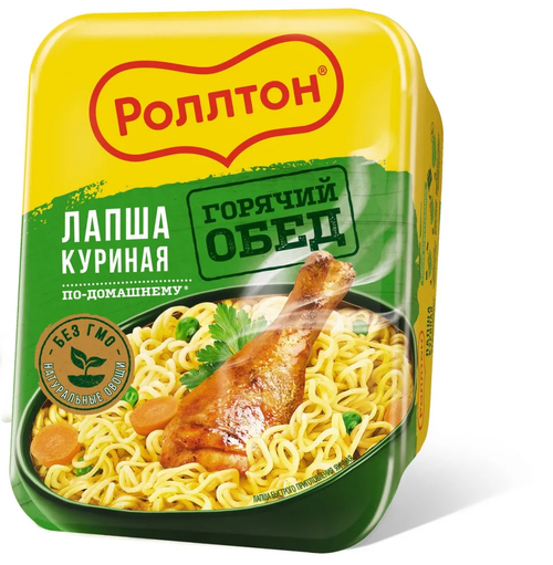 Ролтон Лапша Быстрого Приготовления с Курицей по-Домашнему 90гр