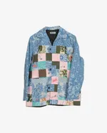 Куртка Soeurs с Розовыми Рыбами / Pink Fishes синяя