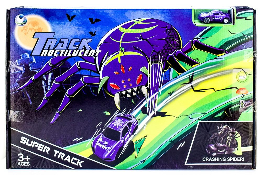 Автотрек +машина, коробка 066-6