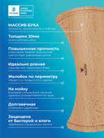 Доска на кухонную мойку R-108