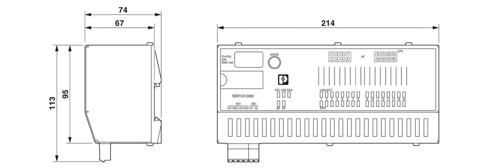 1043496 - FL SWITCH 2516 - Industrial Ethernet Switch