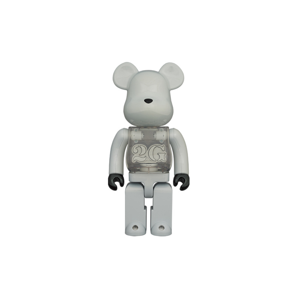 Дизайнерские игрушки BE@RBRICK 2G WHITE CHROME, 2G