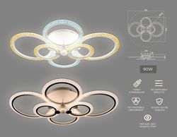 Ambrella Потолочный светодиодный светильник с пультом Original FA4065