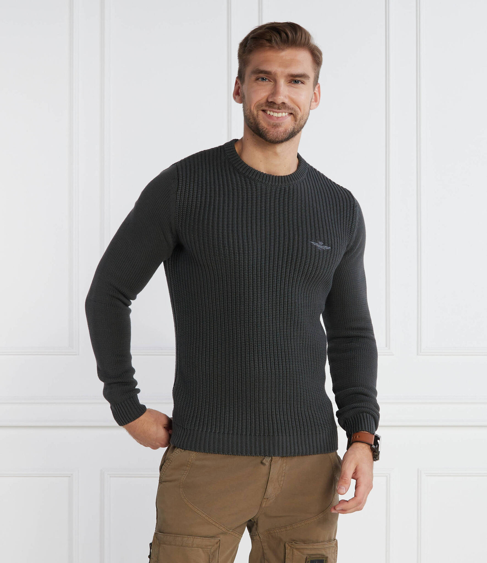 Свитер Aeronautica Militare - графитовый(MA1453L409)