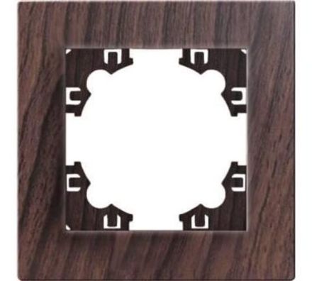 Рамка одноместная горизонтальная "UNIVersal" серия "Афина" венге (еврослот) (HU2311)