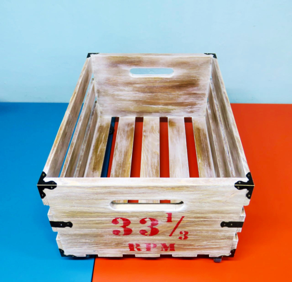 Ящик Для Хранения Пластинок MagicWood (Pale Yellow)