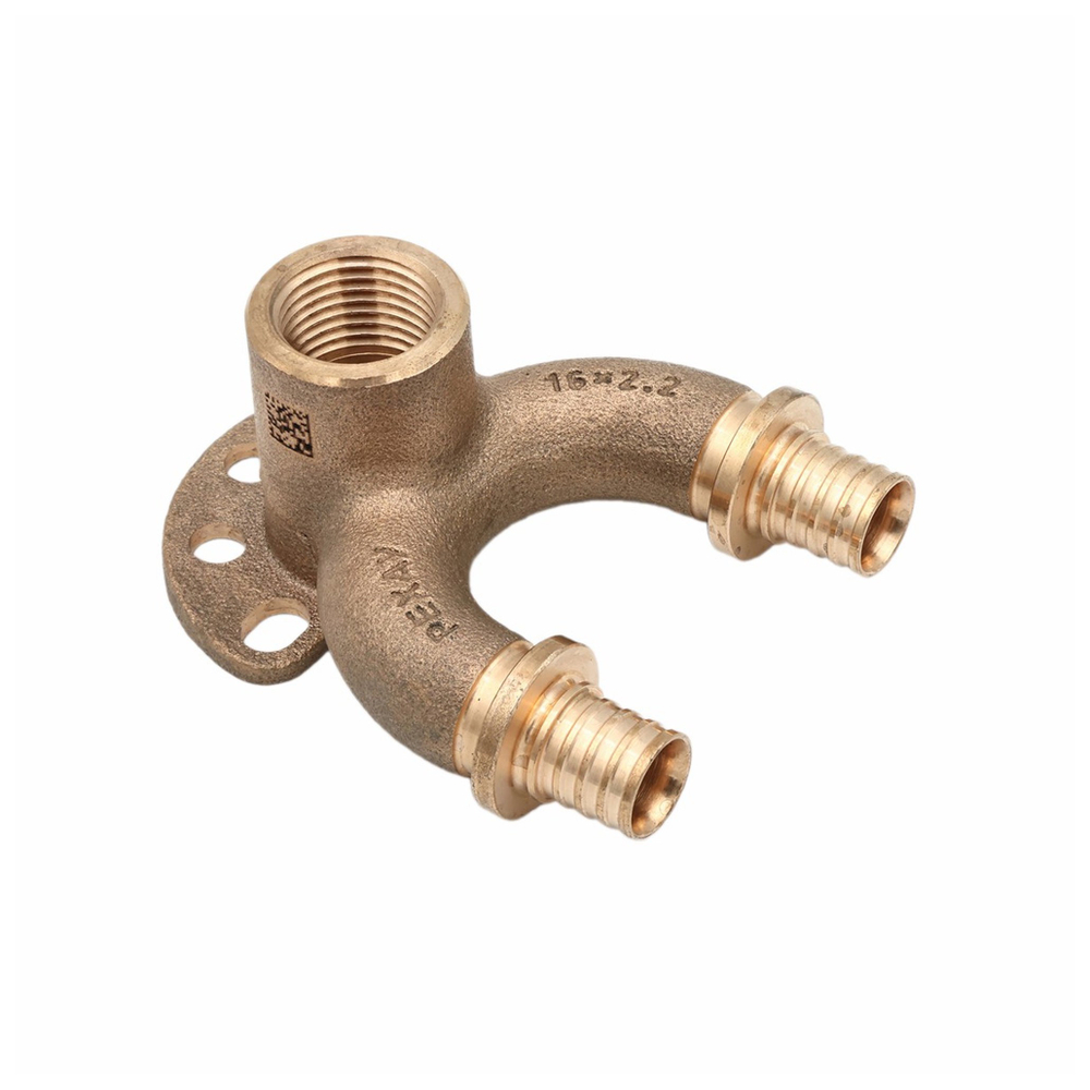 Угольник REHAU настенный ВР 16/16-1/2" RX+ короткий , бронза