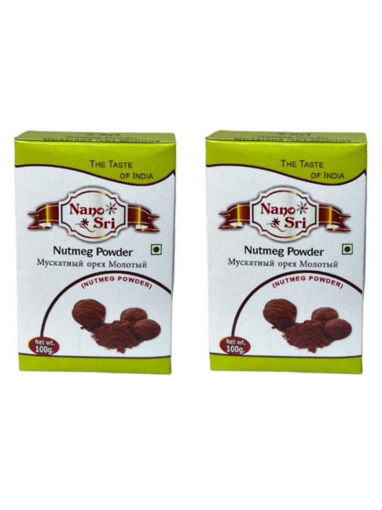 Мускатный орех молотый Nano Sri Nutmeg Powder, 100 г, 2 шт