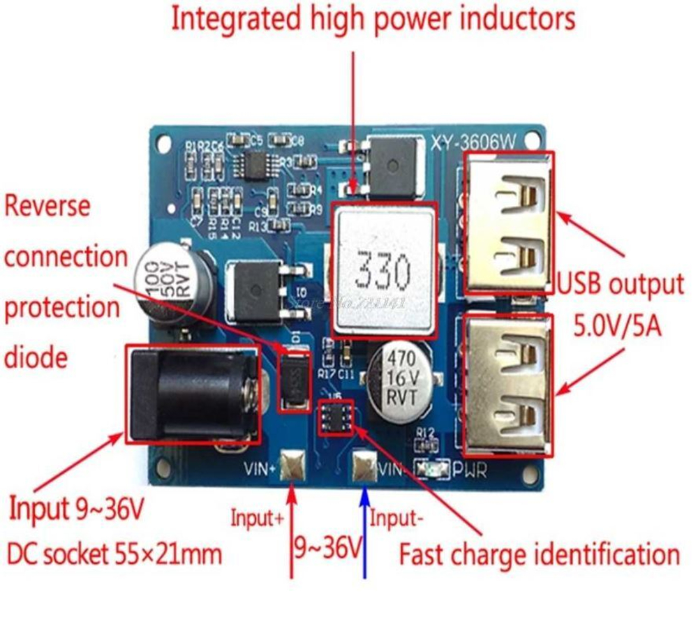 Преобразователь ET XY-3606W-2USB