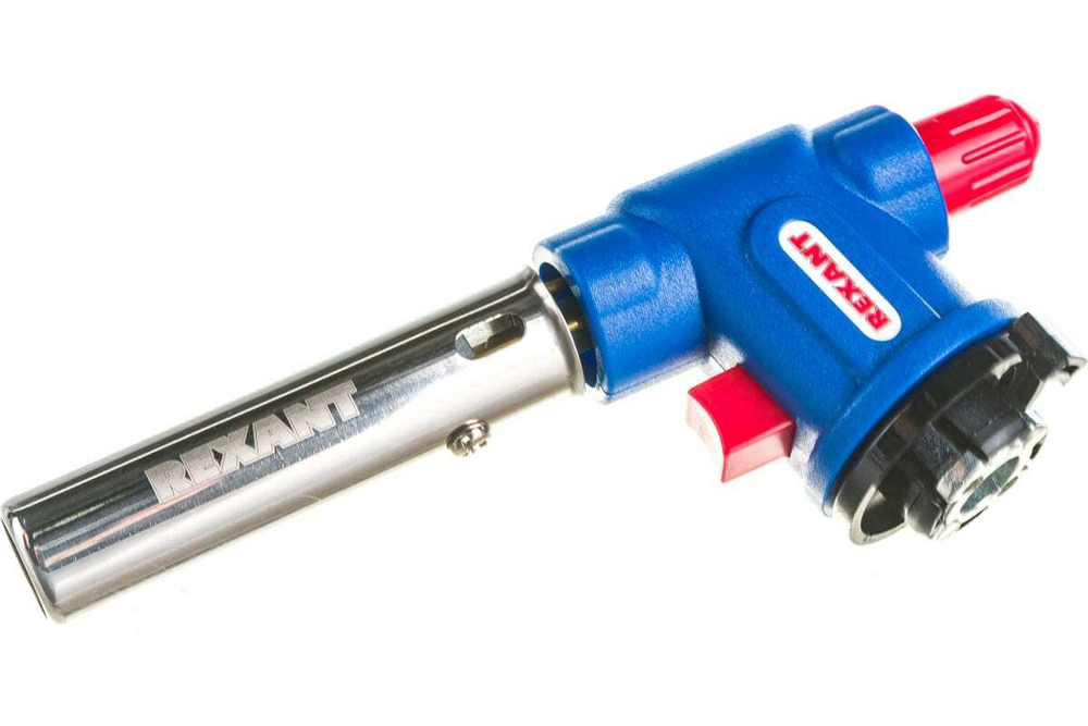 Газовая горелка-насадка Rexant GT-33, с пьезоподжигом, 360 град., 12-0033