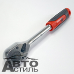 Трещетка для головок 1\2-3\8" 72зуб двухсторонняя с красной ручкой М5 1803344