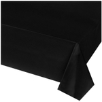 Скатерть полиэтиленовая в черном цвете, 140×275 см