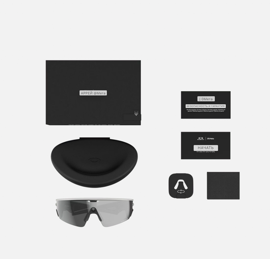 Очки с искусственным интеллектом Oakley Meta Vanguard, Prizm, Белая Рамка