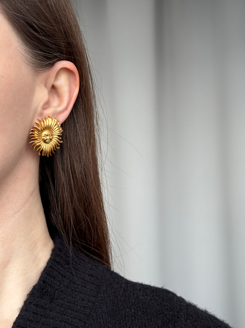 Серьги Солнце Monet