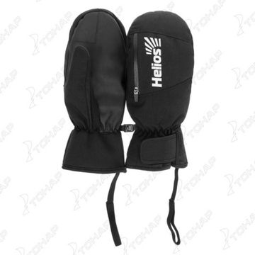 Варежки Comfort, цв.черный р.L Helios