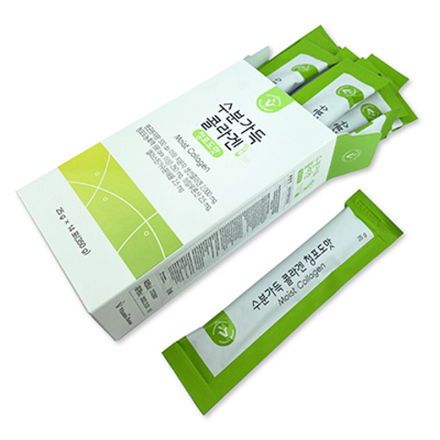 Vitamin House Пищевой коллаген рыбный The Vitamin House с концентратом зелёного винограда (14 стиков-желе х 25 г)