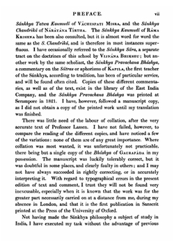 The Sánkhya Káriká, Or Memorial Verses on the Sánkhya Philosophy | Oriental Translation Fund