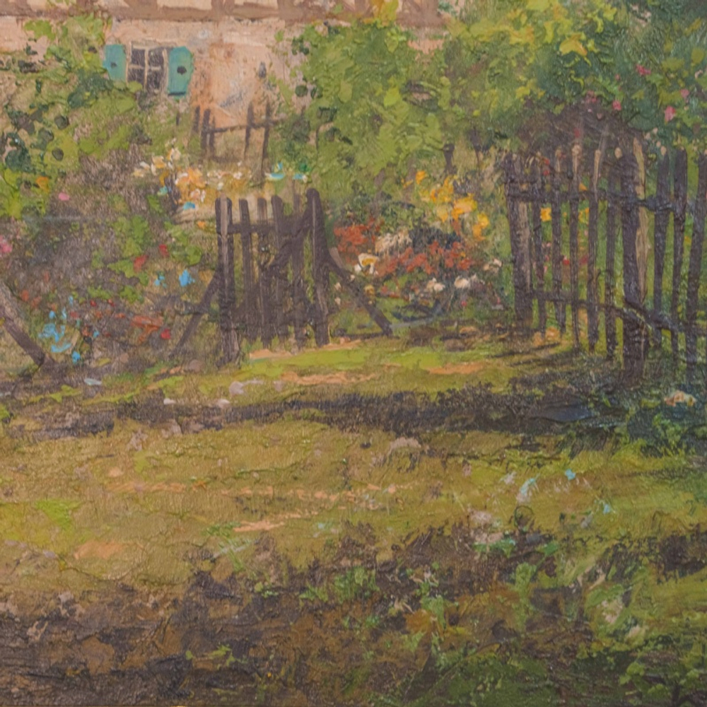 Картина «Весенняя усадьба»