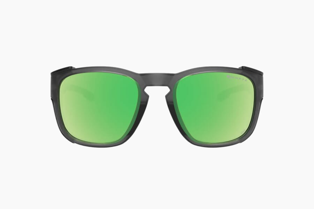 Спортивные очки Demetz Spit-Track / Cristal Grey Matt / Black Matt Pink With Green Mirror Cat.3