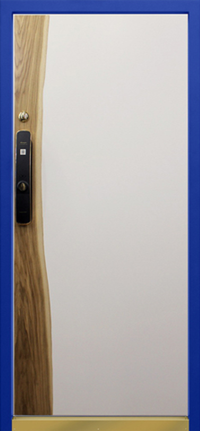 Стальная дверь "Lamborghini". Заказная модель.