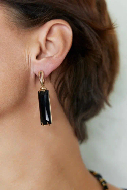 HMG 1313 Black Серьги арт.0890