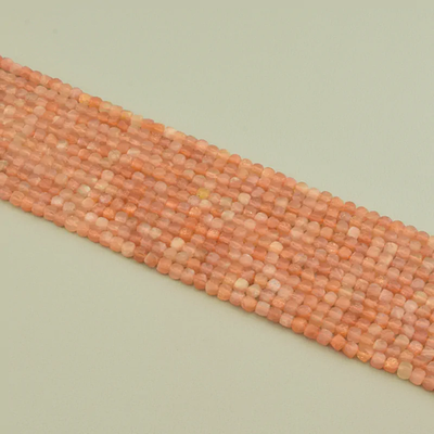 Нитка Солнечный камень 41 см. (Без замка) - Оранжевая