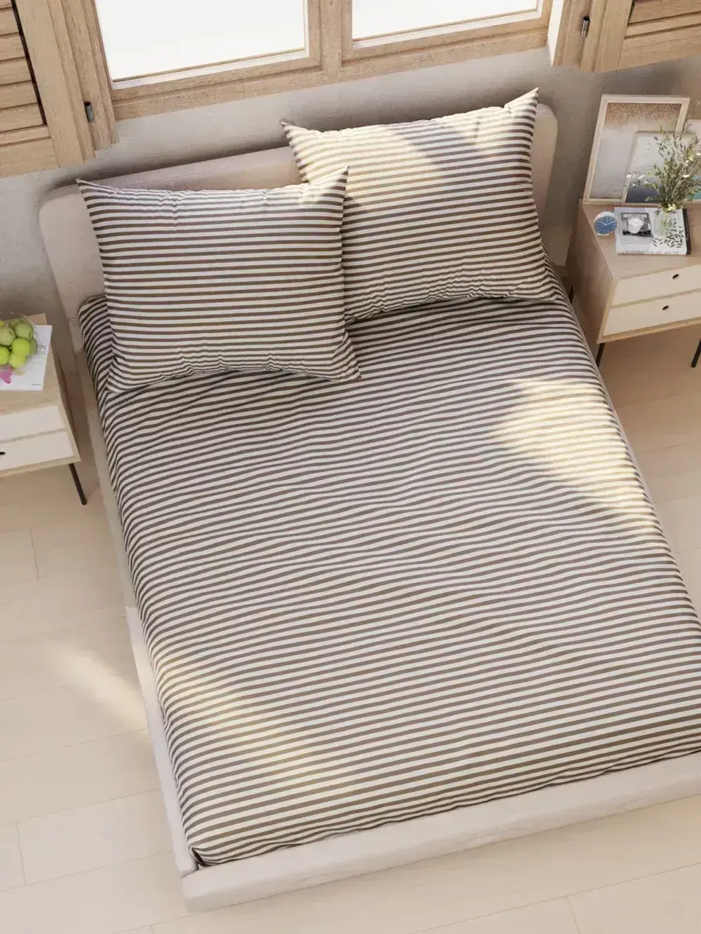 Постельное белье поплин Сказка "Мария/Мария" 1,5-сп Наволочка 50х70 см 1 шт Простынь на резинке 90x200 смПододеяльник 145x215 см