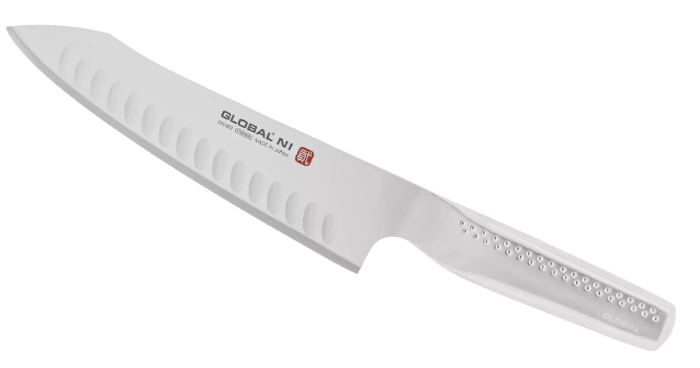 Global - Нож поварской Global NI GN-002 20см, восточный - рифленый / артикул   GN-002  / GTIN 4943691220035