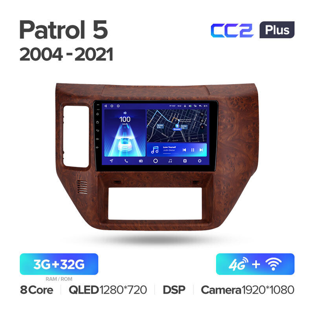 Teyes CC2 Plus 9" для Nissan Patrol 2004-2021