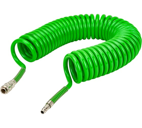 Шланг полиурет. спиральный ф 8/12 мм c быстросъемн. соед. ECO (длина 10 м)