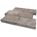 Тротуарная плитка Парк Плейс, 80 мм, ColorMix Берилл, native